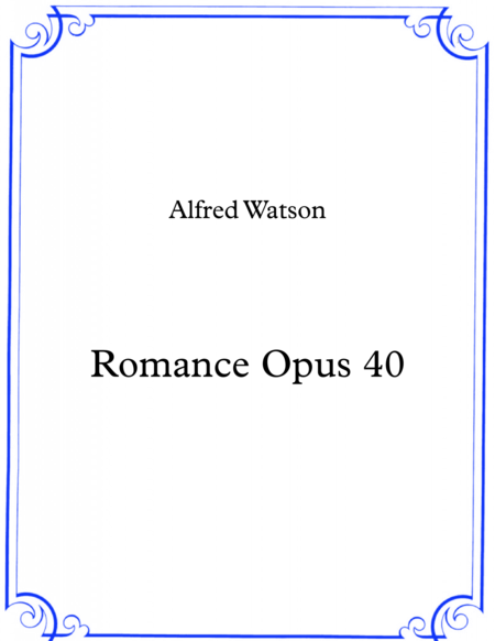 Free Sheet Music Romance Opus 40