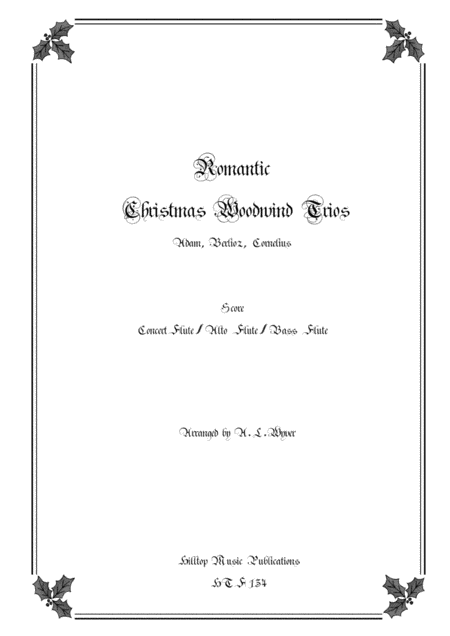 Romantic Christmas Flute Trios Sheet Music