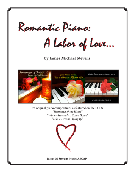 Free Sheet Music Romantic Piano A Labor Of Love