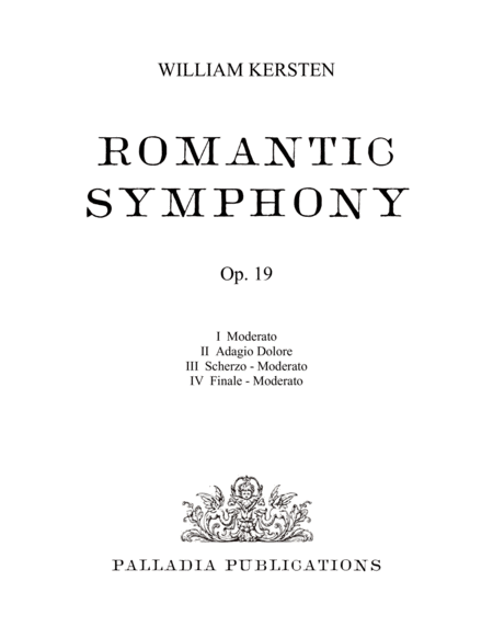 Romantic Symphony Full Score And Parts Sheet Music