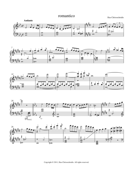 Romantico Sheet Music