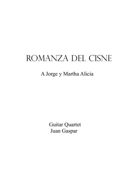 Romanza For Classical Guitar Ensemble Or Quartet Sheet Music