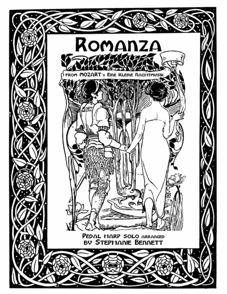 Free Sheet Music Romanza From Eine Kleine Nachtmusik Pedal Harp Version