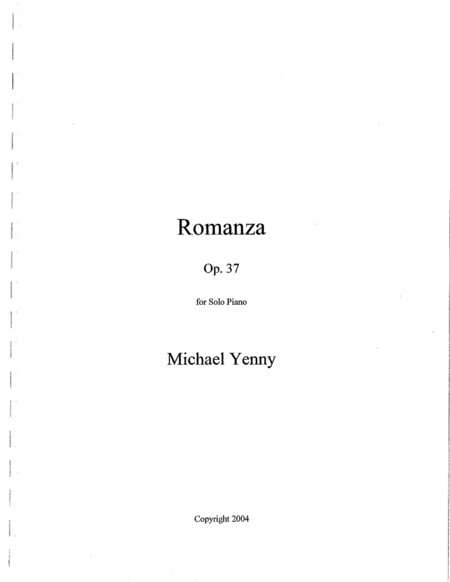 Free Sheet Music Romanza Op 37