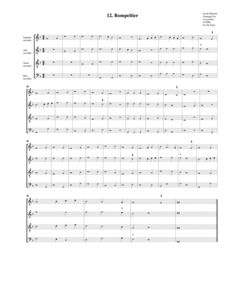 Rompeltier Sheet Music