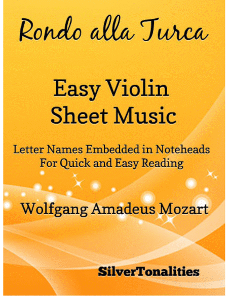 Rondo Alla Turca Easy Violin Sheet Music Sheet Music