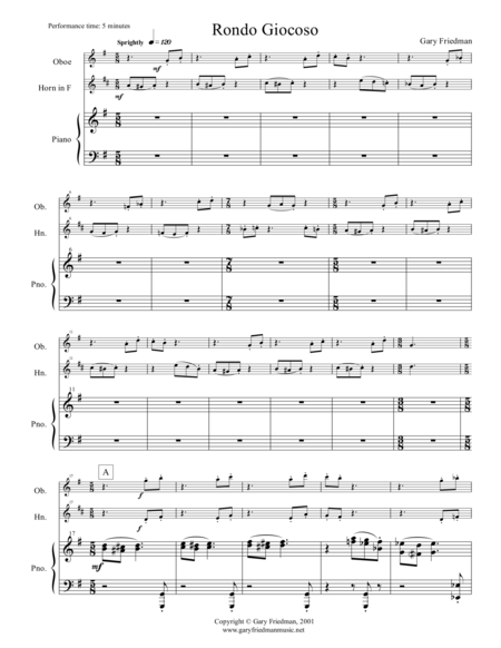 Rondo Giocoso Sheet Music