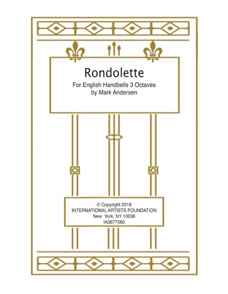 Rondolette For English Handbell Ensemble 3 Octaves Sheet Music