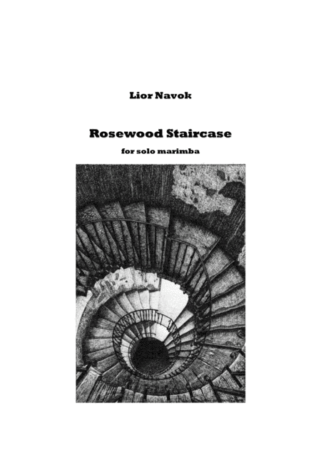 Rosewood Staircase For Solo Marimba Sheet Music