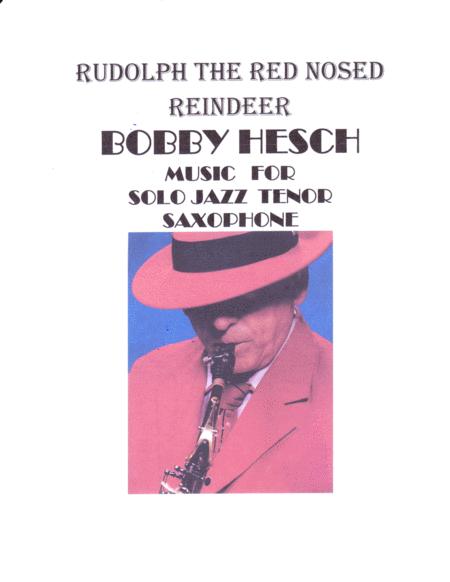 Free Sheet Music Rudolph The Red Nosed Reindeer For Solo Jazz Tenor Saxophone