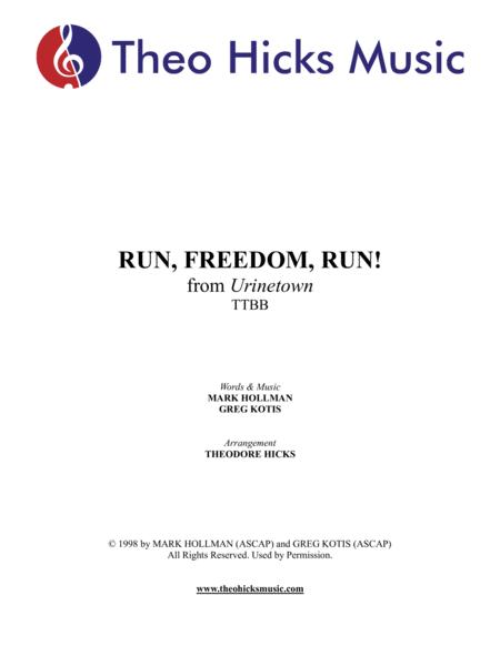 Run Freedom Run From Urinetown Sheet Music