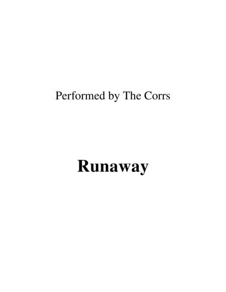 Runaway Lead Sheet Performed By The Corrs Sheet Music