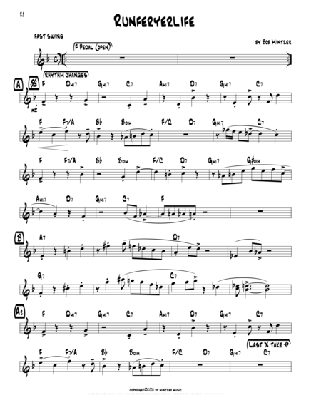 Runferyerlife Sheet Music