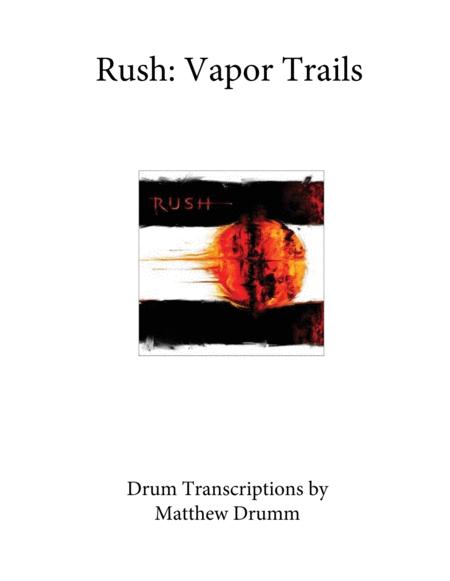 Rush Vapor Trails Complete Album Sheet Music