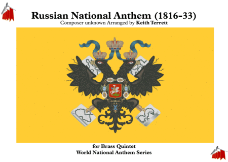 Russian National Anthem 1816 33 Sheet Music