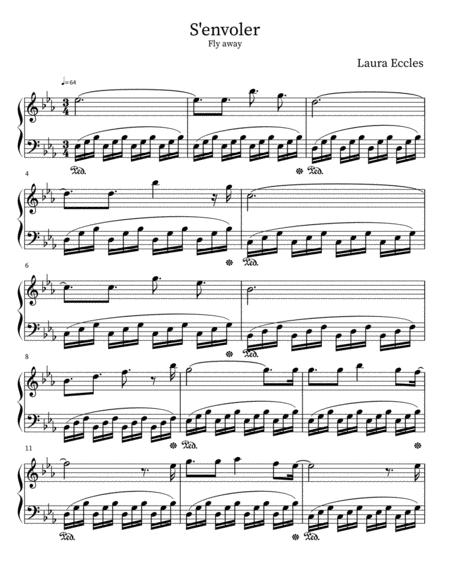 S Envoler Fly Away Original Piano Composition Sheet Music