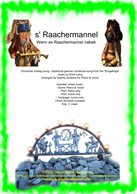 S Raachermannel German Christmas Goldie Sheet Music