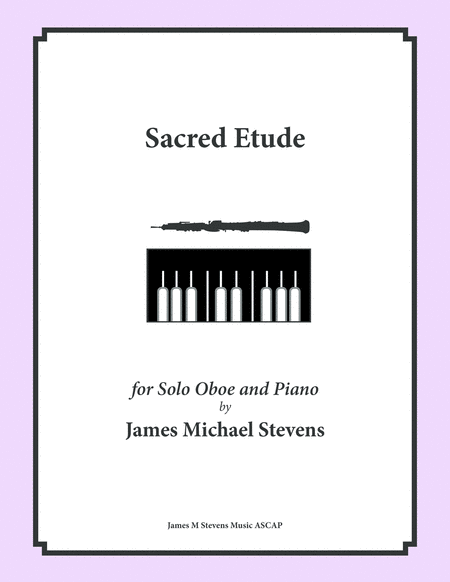 Free Sheet Music Sacred Etude Oboe Piano