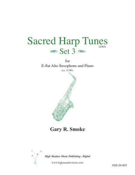 Free Sheet Music Sacred Harp Tunes Set 3