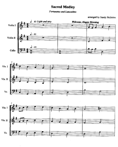 Sacred Medley Sheet Music