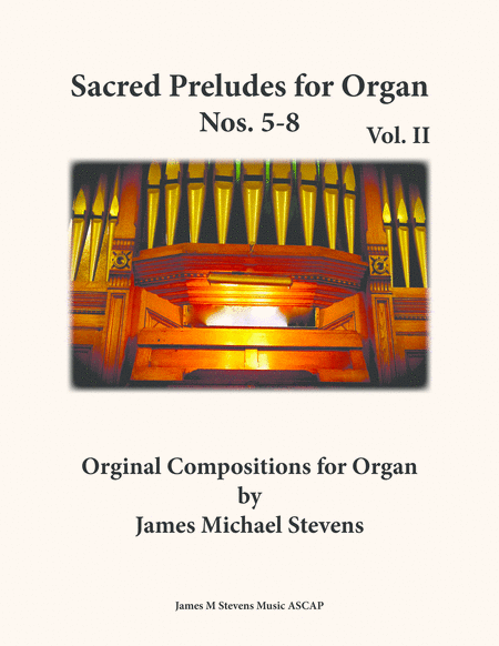 Sacred Preludes For Organ Nos 5 8 Vol Ii Sheet Music