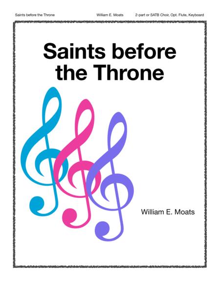 Free Sheet Music Saints Before The Throne