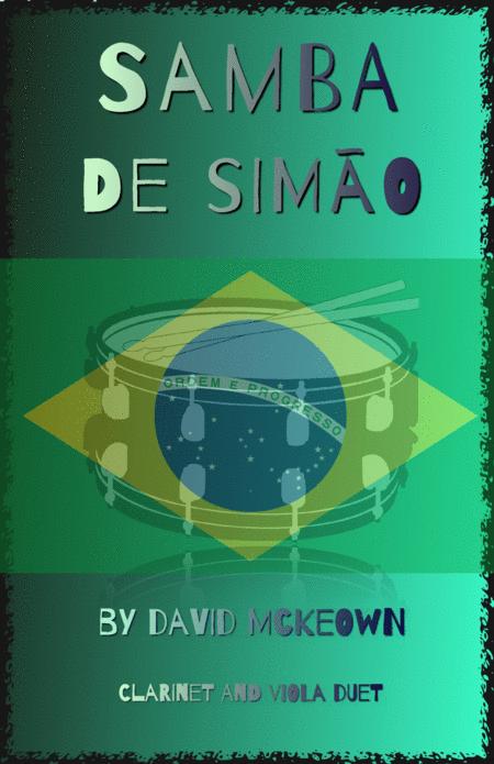 Samba De Simo For Clarinet And Viola Duet Sheet Music