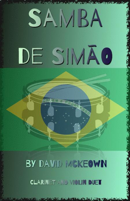 Samba De Simo For Clarinet And Violin Duet Sheet Music