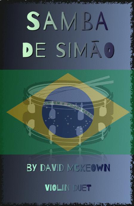 Samba De Simo For Violin Duet Sheet Music