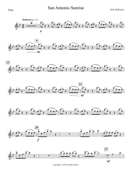 San Antonio Sunrise Sheet Music