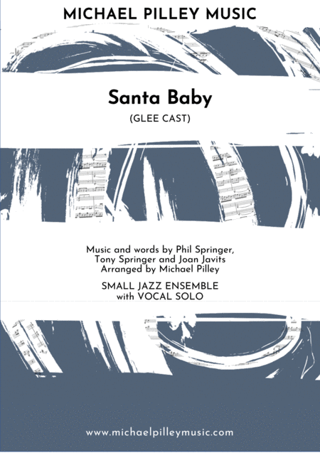 Santa Baby Glee Cast Small Jazz Ensemble Sheet Music