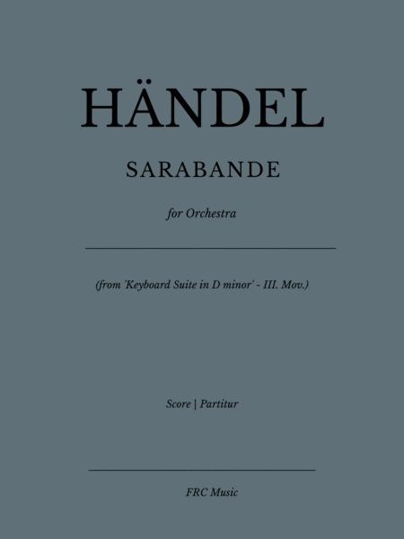 Sarabande From Keyboard Suite In D Minor Iii Mov For Orchestra Sheet Music