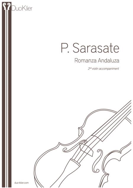Free Sheet Music Sarasate Romanza Andaluza 2nd Violin Accompaniment