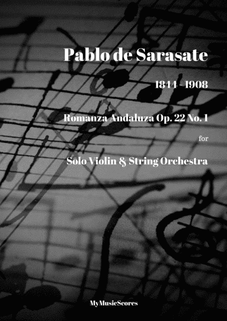 Free Sheet Music Sarasate Romanza Andaluza Op 22 No 1 For Violin And String Orchestra