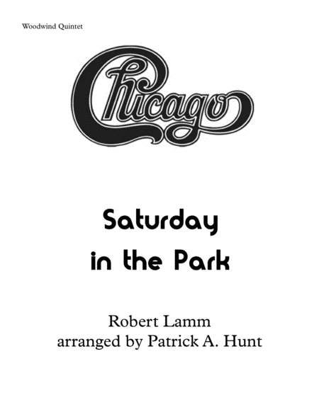 Saturday In The Park Sheet Music