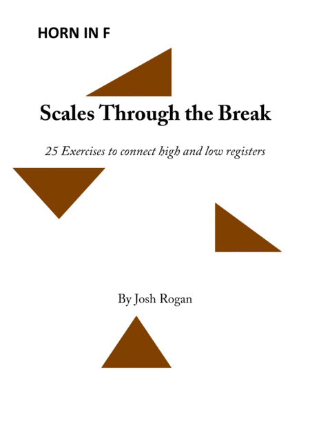 Scales Through The Break For Horn Sheet Music