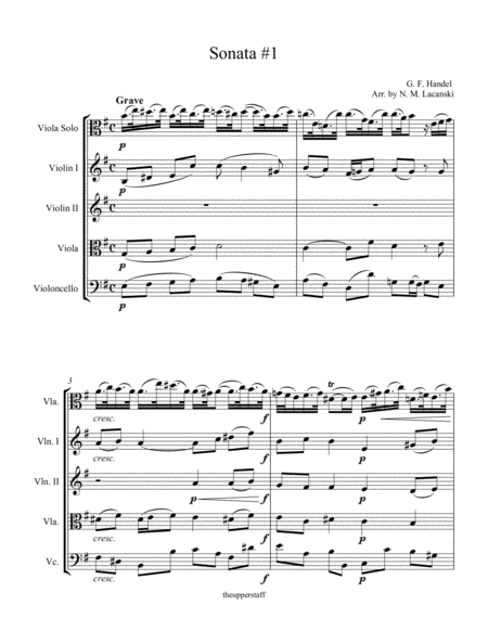 Free Sheet Music Scarlatti Sento Nel Core For Violin And Piano