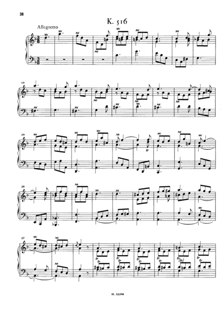 Scarlatti Sonata In D Minor K516 Ls12 Original Version Sheet Music