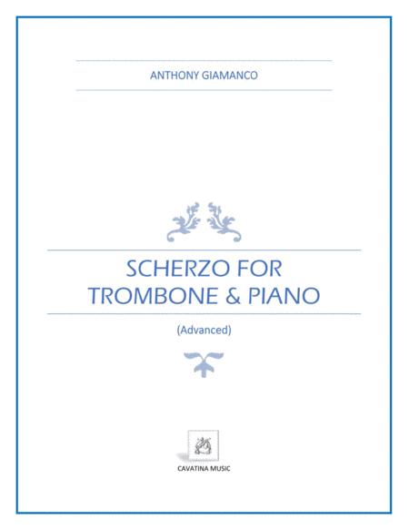 Free Sheet Music Scherzo For Trombone And Piano