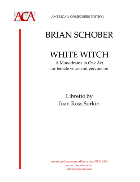 Free Sheet Music Schober White Witch