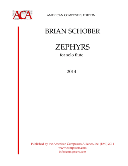 Schober Zephyrs Sheet Music