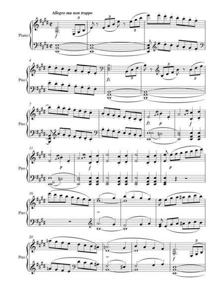 Free Sheet Music Schubert Unfinished Piano Sonata In E Major D 157 Completed By Neil Crossland