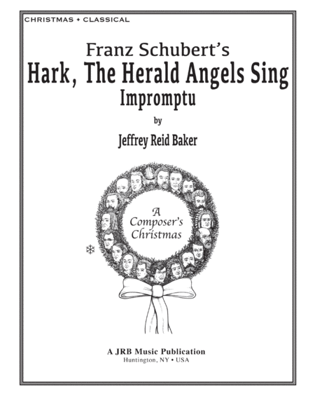 Schuberts Hark The Herald Angels Sing Impromptu Sheet Music