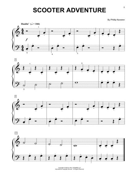 Free Sheet Music Scooter Adventure