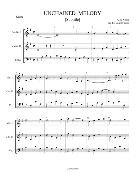 Free Sheet Music Scored For A String Trio For Grades 3 4