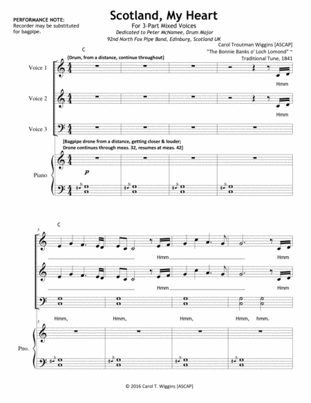 Scotland My Heart Sheet Music