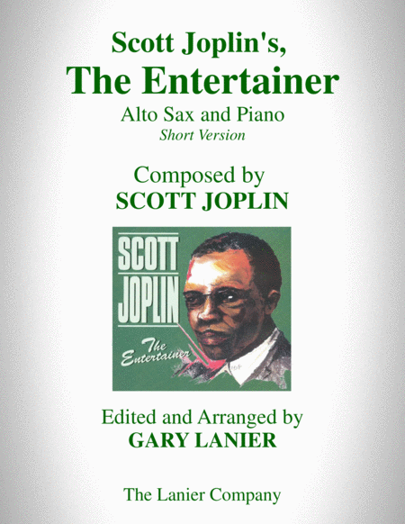 Free Sheet Music Scott Joplins The Entertainer Alto Sax And Piano With Alto Sax Part