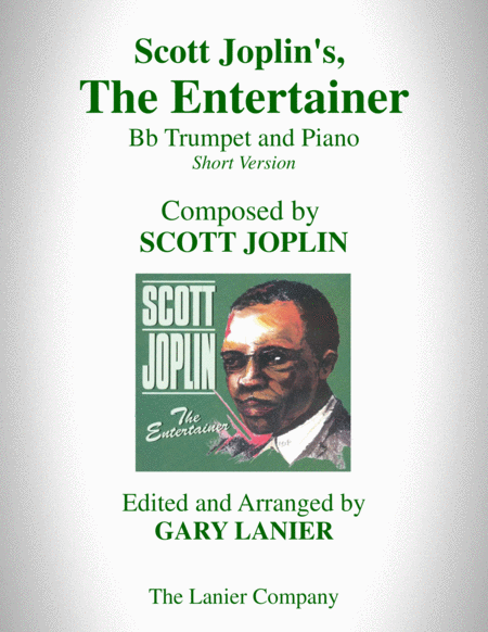Free Sheet Music Scott Joplins The Entertainer Bb Trumpet And Piano With Bb Trumpet Part