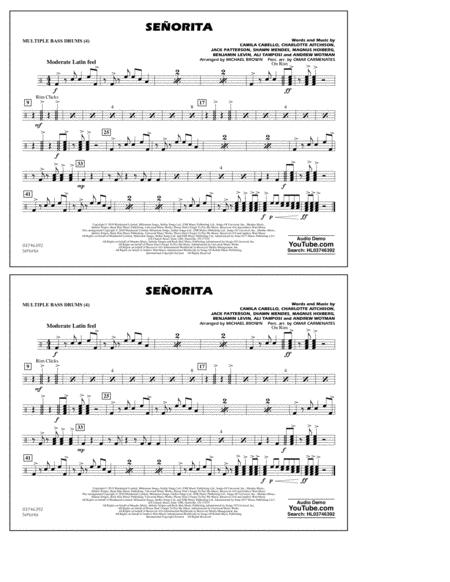 Se 241 Orita Arr Carmenates And Brown Multiple Bass Drums Sheet Music