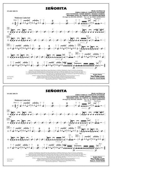 Free Sheet Music Se 241 Orita Arr Carmenates And Brown Snare Drum